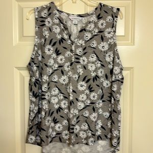 Liz Claiborne, tank top rayon and polyester, lightweight size extra large